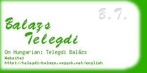 balazs telegdi business card